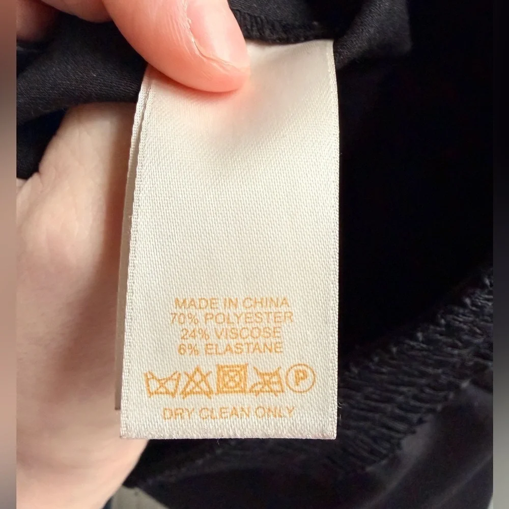kate spade Skinny Side Zip Pant in Black Size 0